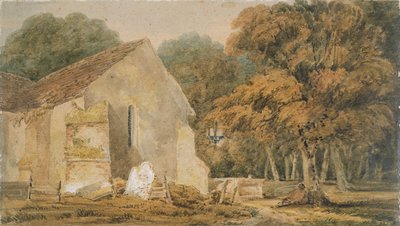 A Country Churchyard by Thomas Girtin